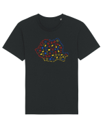 Harta ROmania Tricou mânecă scurtă Unisex Rocker