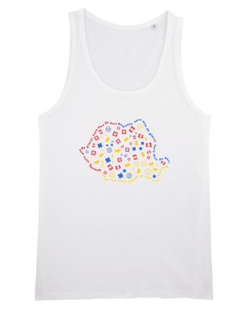 Harta ROmania White