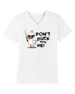 dont duck Tricou mânecă scurtă guler V Bărbat Presenter