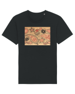 Lace flowers model Tricou mânecă scurtă Unisex Rocker