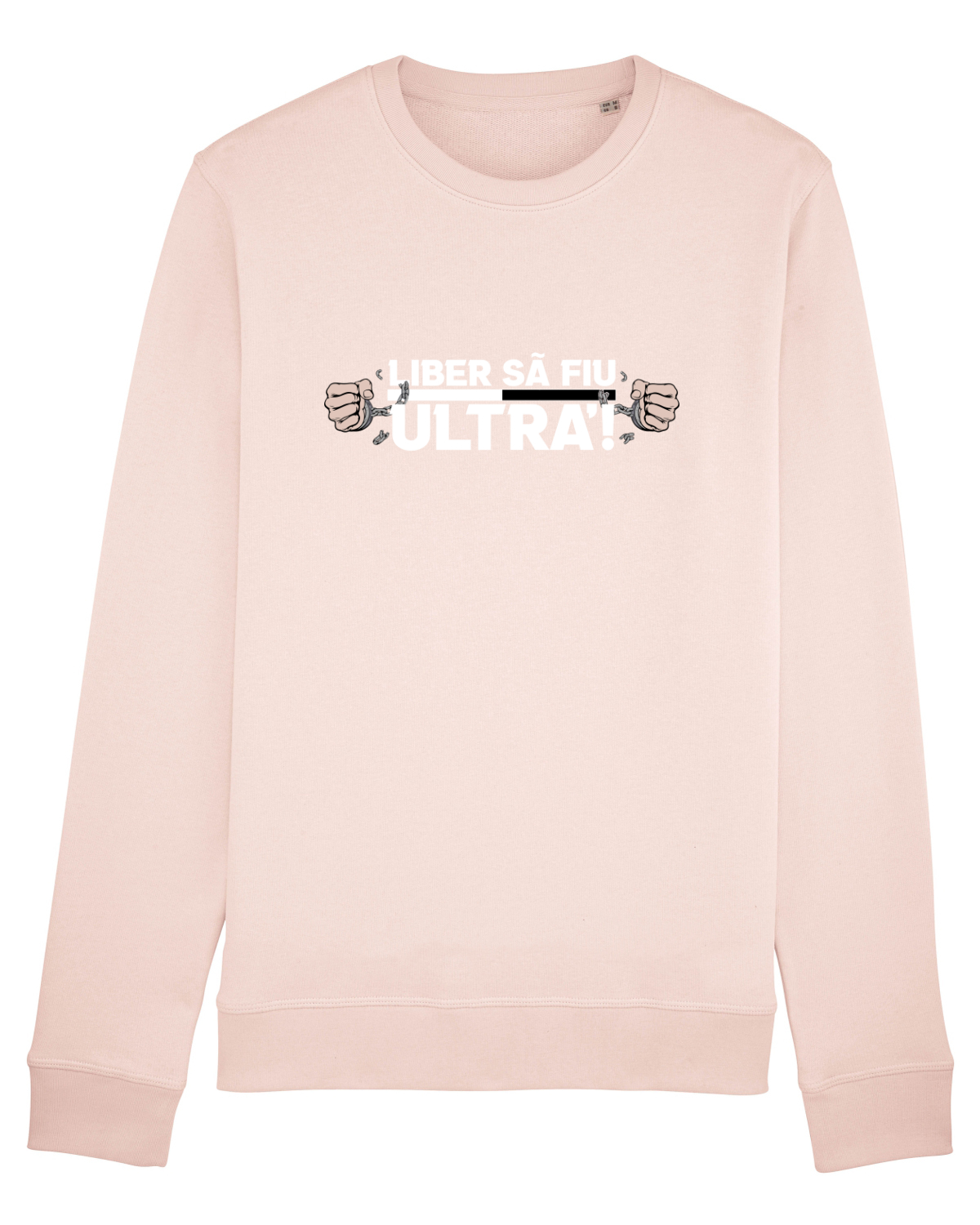 Bluză mânecă lungă Unisex Rise Candy Pink