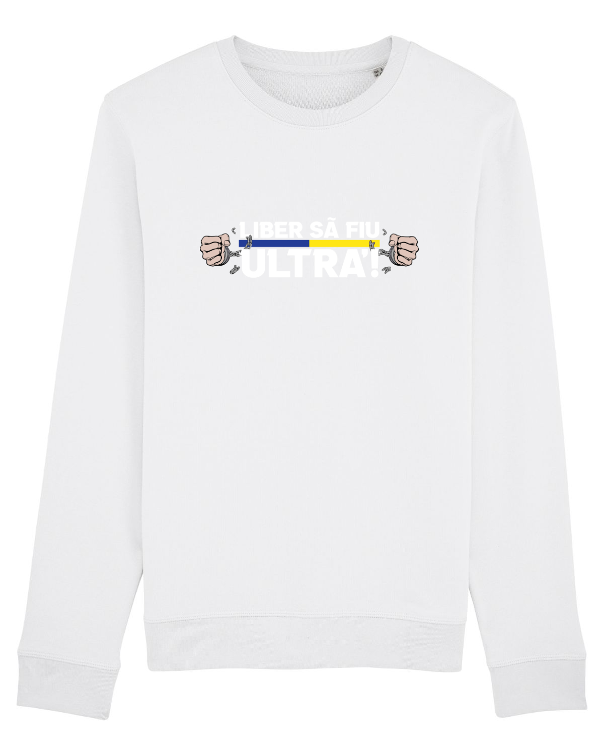 Bluză mânecă lungă Unisex Rise White