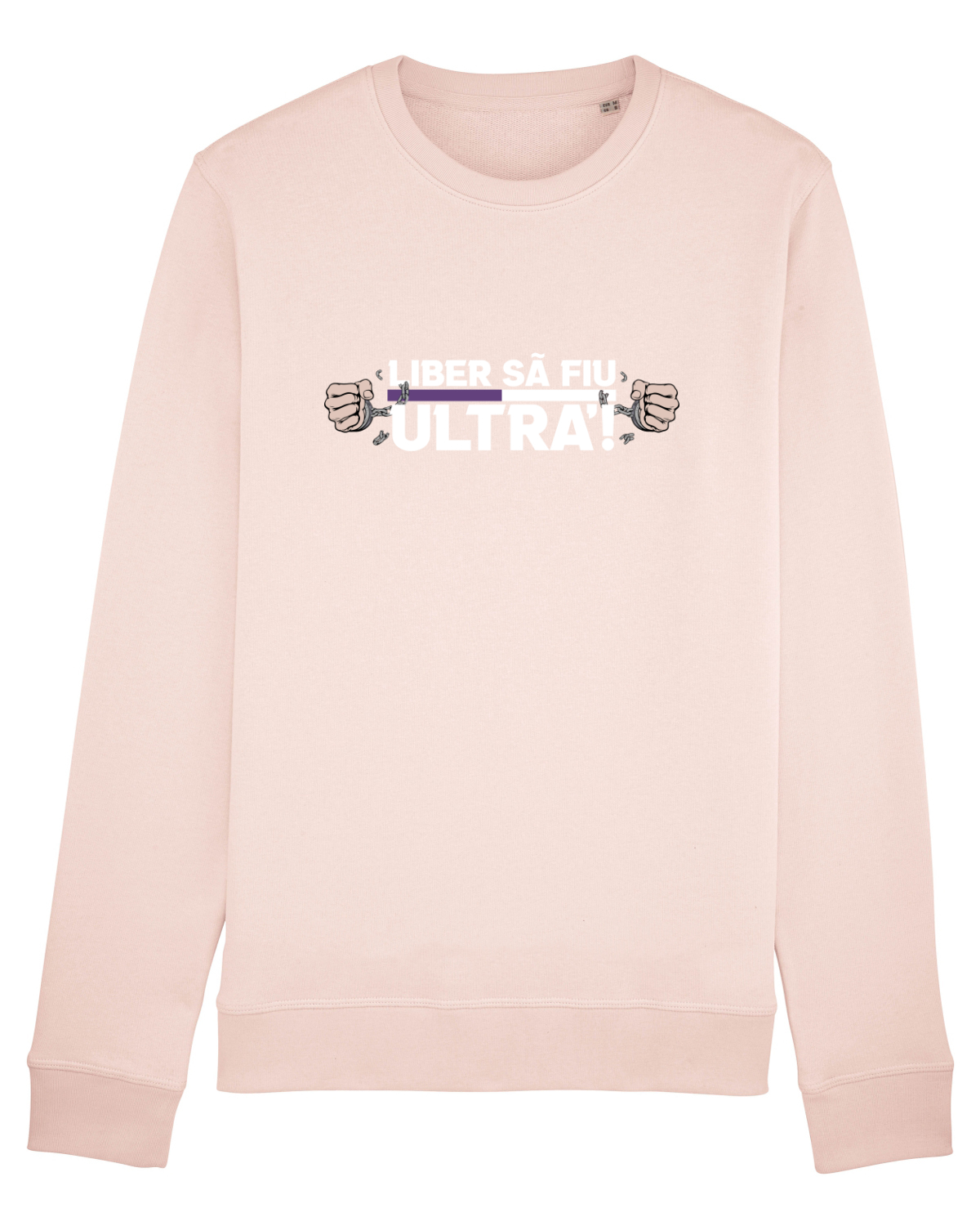 Bluză mânecă lungă Unisex Rise Candy Pink