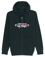Liber sa fiu Ultra Rosu Albastru Hanorac cu fermoar Unisex Connector