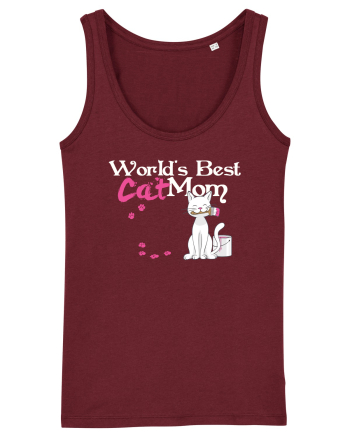 World's Best Mom Burgundy