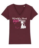 World's Best Mom Tricou mânecă scurtă guler V Damă Evoker