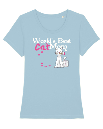 World's Best Mom Sky Blue