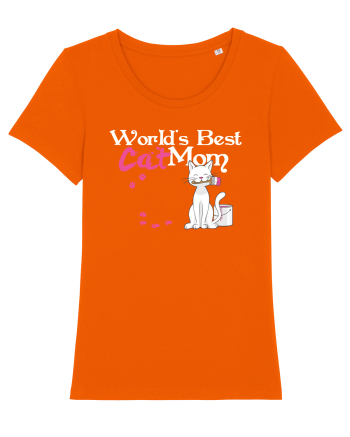World's Best Mom Bright Orange
