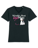 World's Best Mom Tricou mânecă scurtă guler V Bărbat Presenter