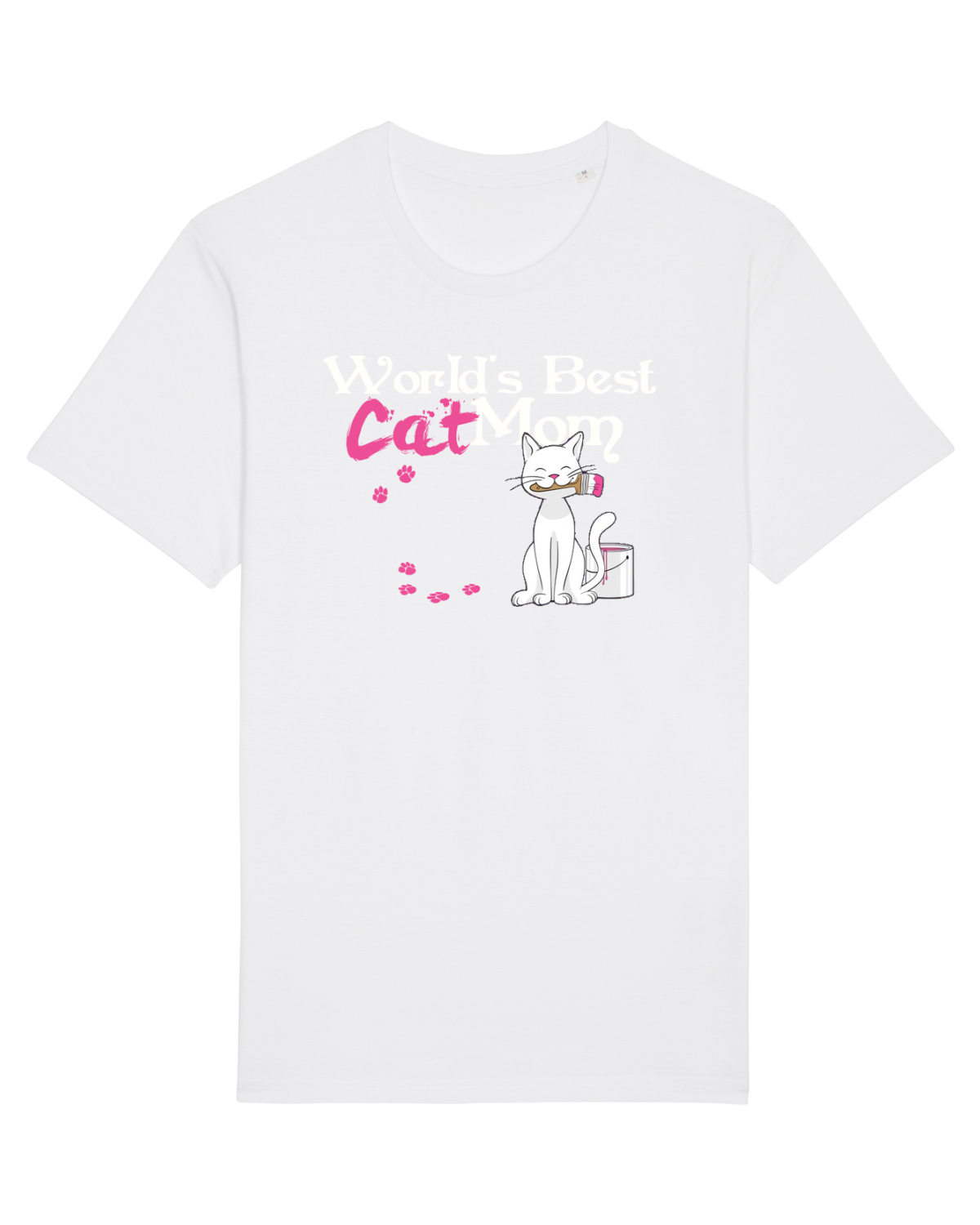 Tricou mânecă scurtă Unisex Rocker White