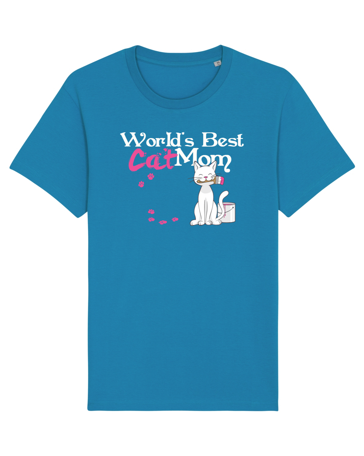 Tricou mânecă scurtă Unisex Rocker Azur