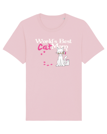 World's Best Mom Cotton Pink
