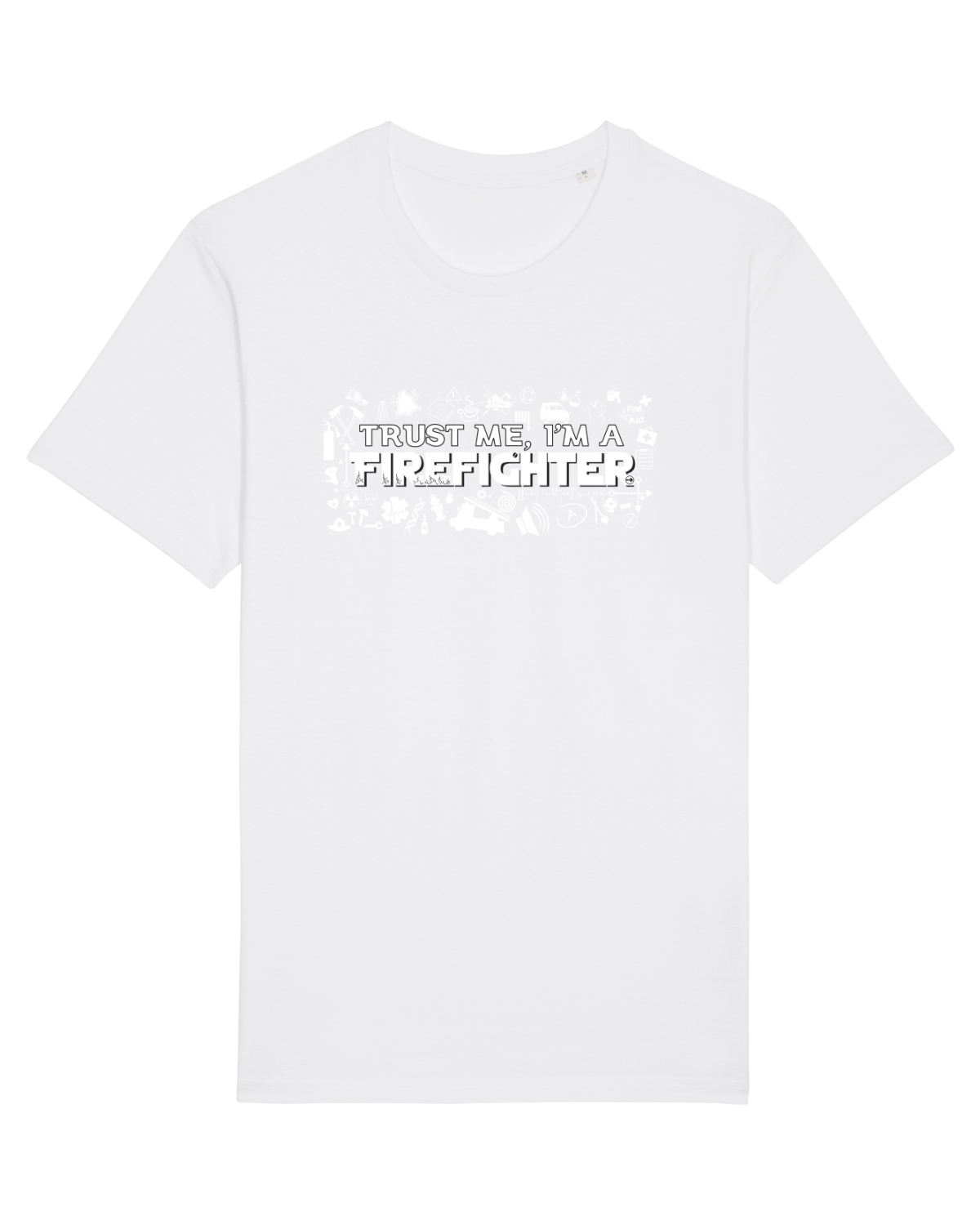 Tricou mânecă scurtă Unisex Rocker White
