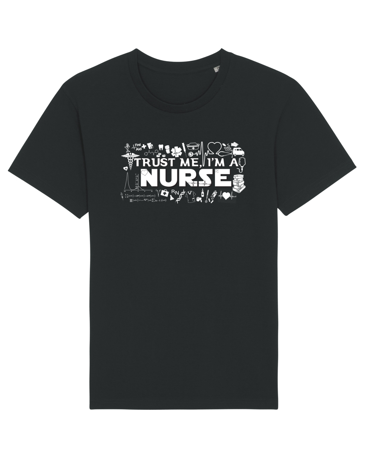 Tricou mânecă scurtă Unisex Rocker Black