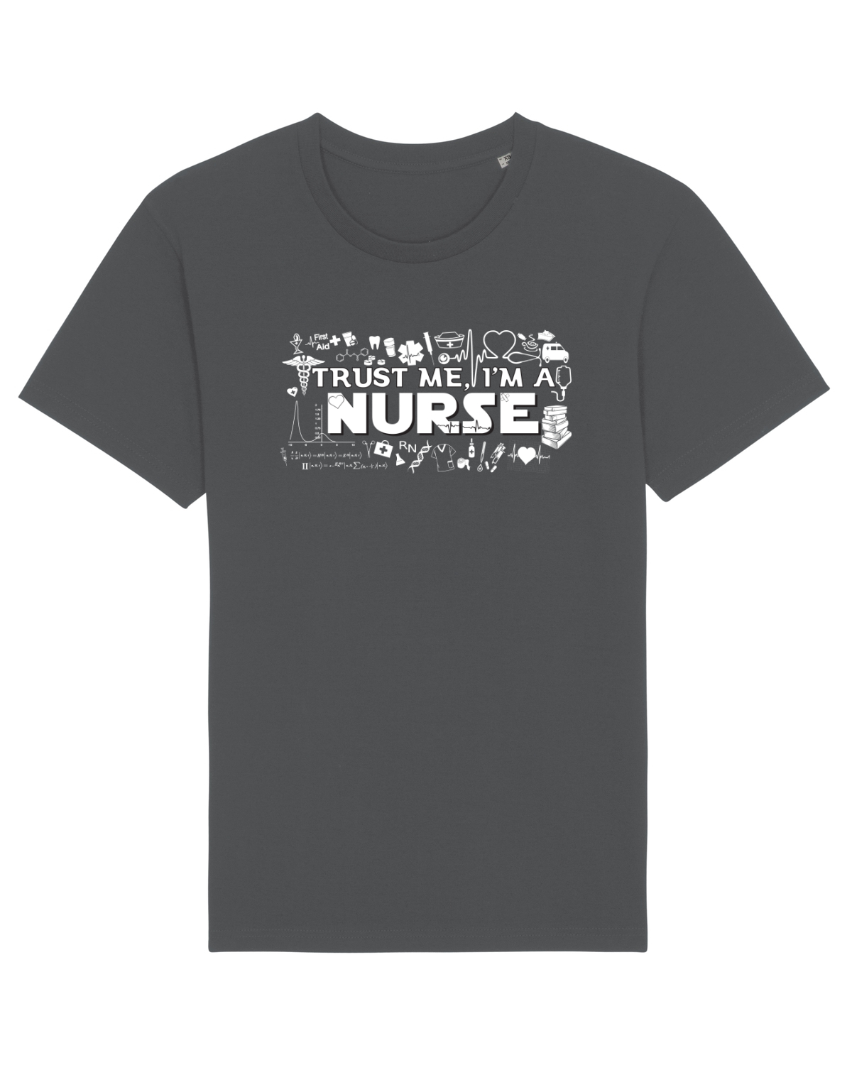 Tricou mânecă scurtă Unisex Rocker Anthracite