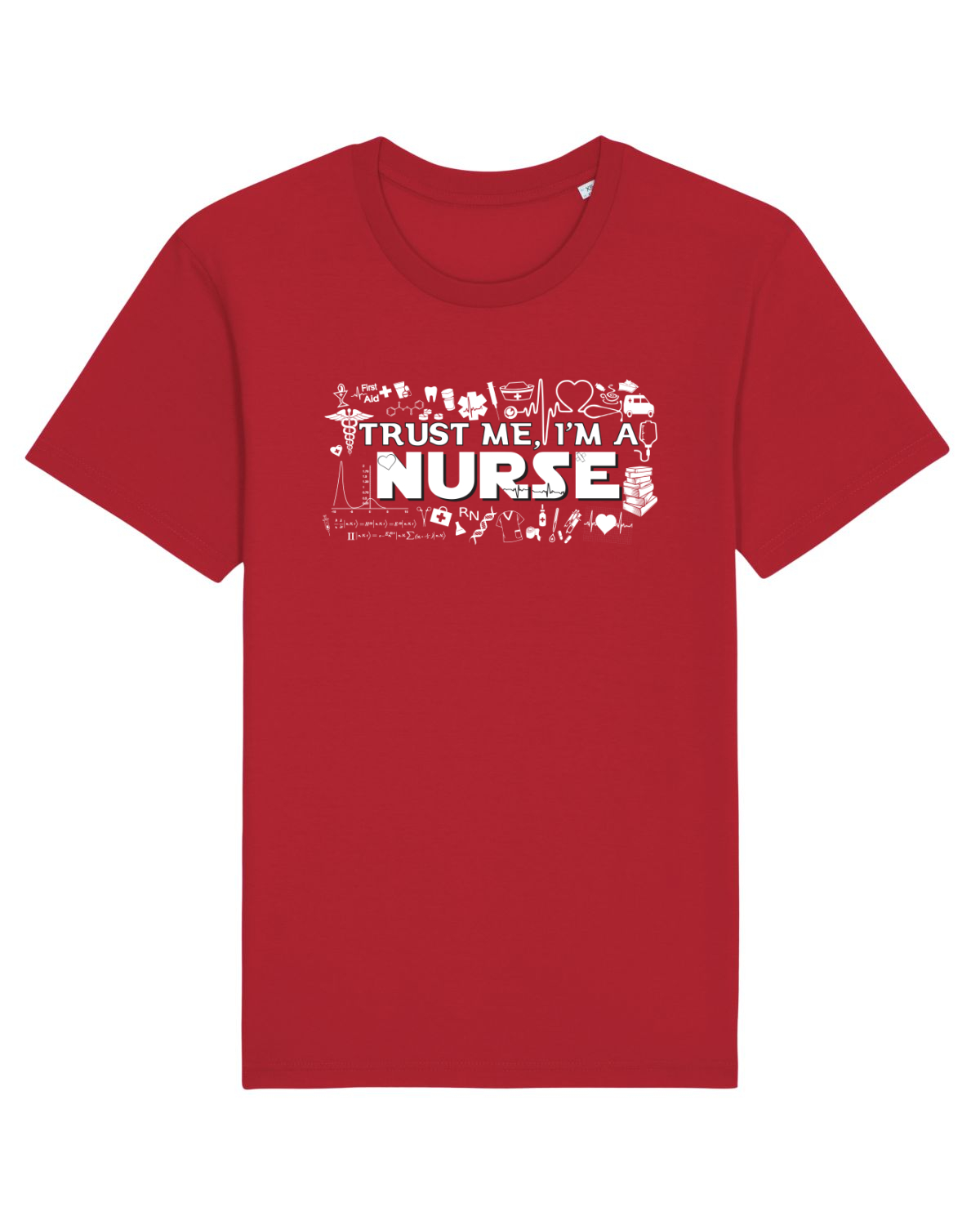 Tricou mânecă scurtă Unisex Rocker Red