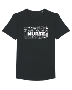 Trust me I'm a NURSE Tricou mânecă scurtă guler larg Bărbat Skater