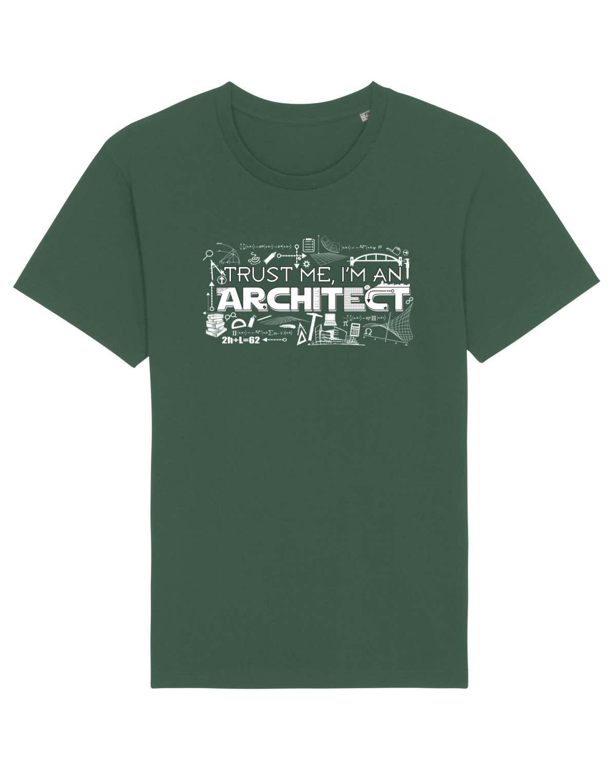 Tricou mânecă scurtă Unisex Rocker Bottle Green