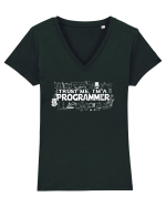 Trust me I'm an Programmer Tricou mânecă scurtă guler V Damă Evoker