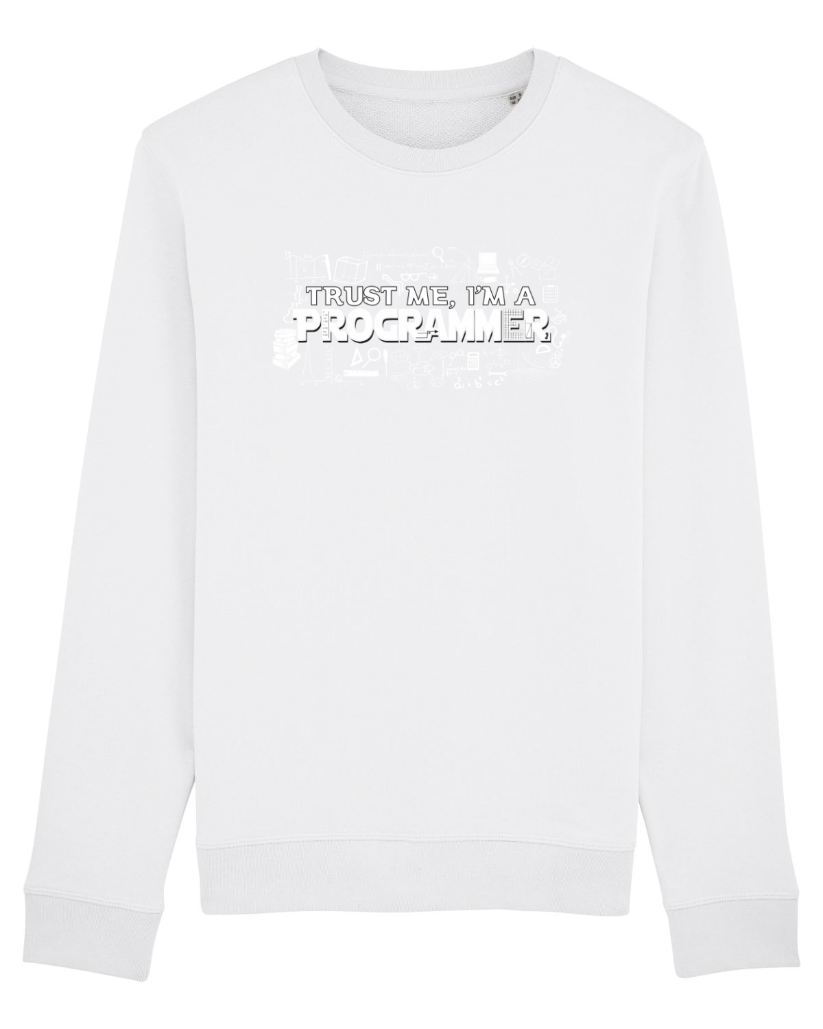 Bluză mânecă lungă Unisex Rise White