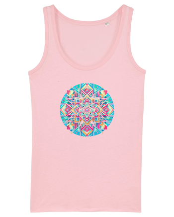 ABSTRACT GEOMETRIC  Cotton Pink