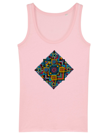 ABSTRACT GEOMETRIC 2 Cotton Pink