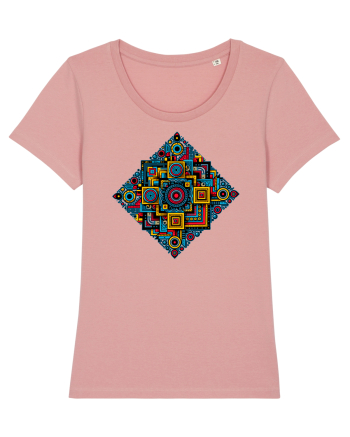 ABSTRACT GEOMETRIC 2 Canyon Pink