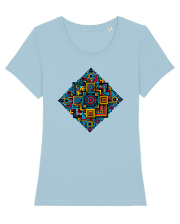 ABSTRACT GEOMETRIC 2 Sky Blue