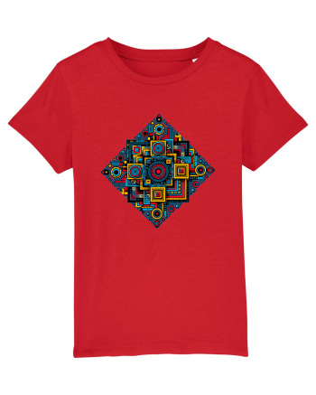 ABSTRACT GEOMETRIC 2 Red