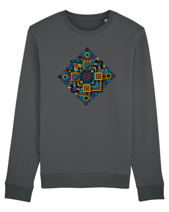 ABSTRACT GEOMETRIC 2 Anthracite