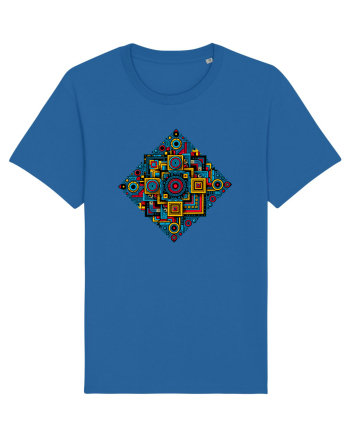 ABSTRACT GEOMETRIC 2 Royal Blue