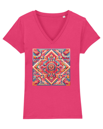 ABSTRACT GEOMETRIC 3 Raspberry