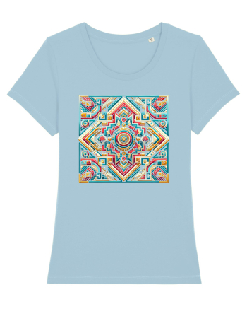 ABSTRACT GEOMETRIC 3 Sky Blue