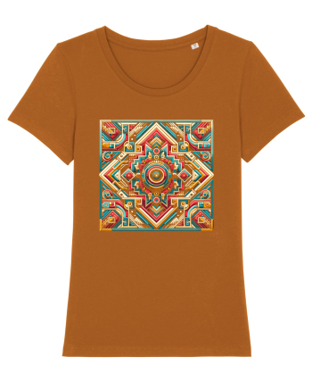 ABSTRACT GEOMETRIC 3 Roasted Orange