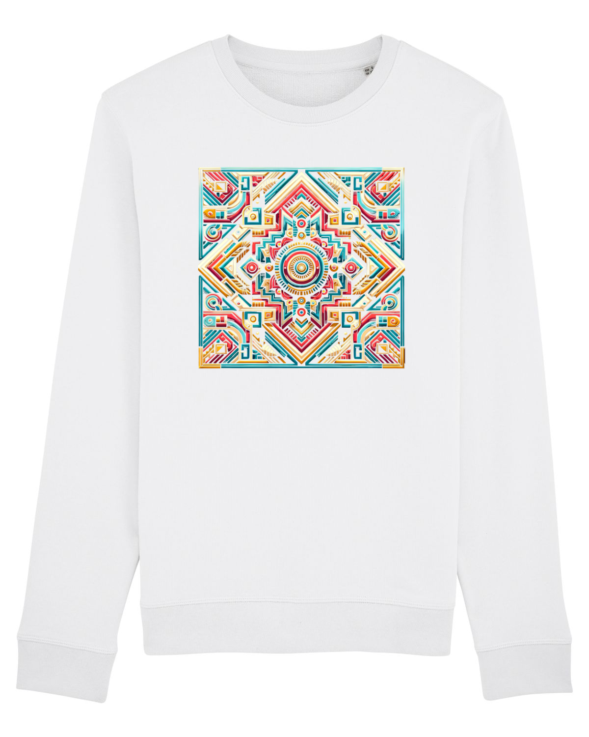 Bluză mânecă lungă Unisex Rise White