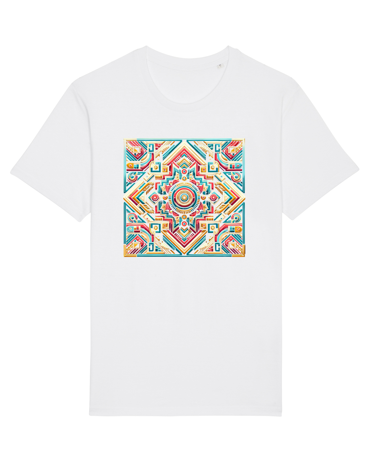 Tricou mânecă scurtă Unisex Rocker White