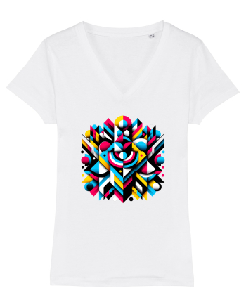 ABSTRACT GEOMETRIC MINIMALIST 1 White