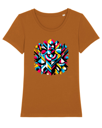 ABSTRACT GEOMETRIC MINIMALIST 1 Roasted Orange