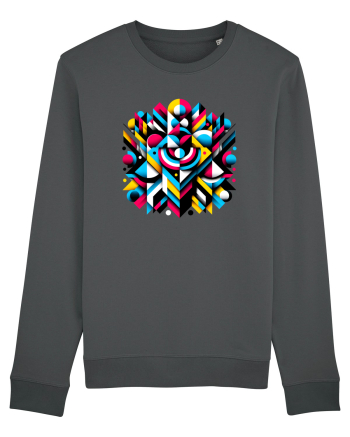 ABSTRACT GEOMETRIC MINIMALIST 1 Anthracite