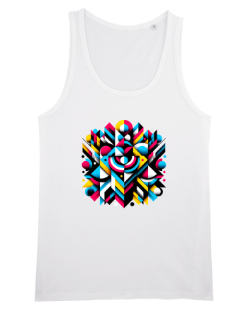 ABSTRACT GEOMETRIC MINIMALIST 1 White
