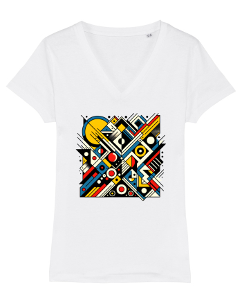 ABSTRACT GEOMETRIC MINIMALIST 2 White