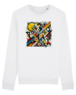 ABSTRACT GEOMETRIC MINIMALIST 2 Bluză mânecă lungă Unisex Rise