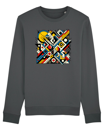 ABSTRACT GEOMETRIC MINIMALIST 2 Anthracite