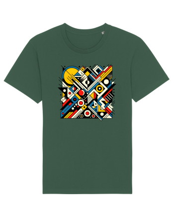 ABSTRACT GEOMETRIC MINIMALIST 2 Bottle Green