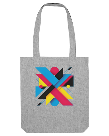 ABSTRACT GEOMETRIC MINIMALIST 3 Heather Grey