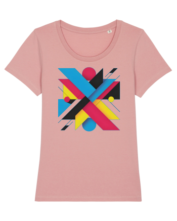 ABSTRACT GEOMETRIC MINIMALIST 3 Canyon Pink