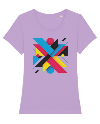 ABSTRACT GEOMETRIC MINIMALIST 3 Lavender Dawn