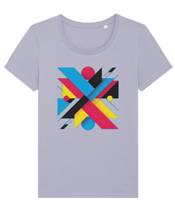 ABSTRACT GEOMETRIC MINIMALIST 3 Lavender