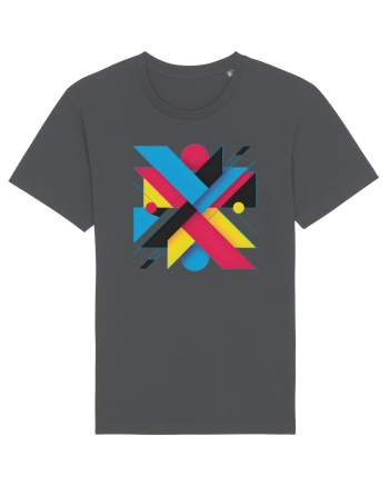 ABSTRACT GEOMETRIC MINIMALIST 3 Anthracite