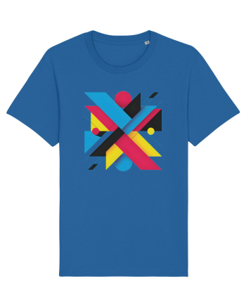 ABSTRACT GEOMETRIC MINIMALIST 3 Royal Blue